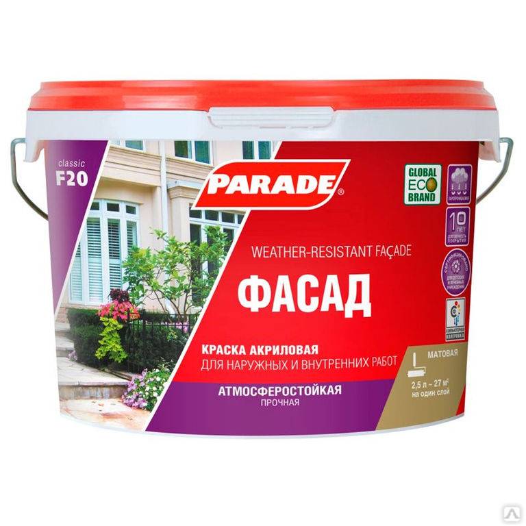 Технические характеристики фасадной водоэмульсионной краски + особенности покраски