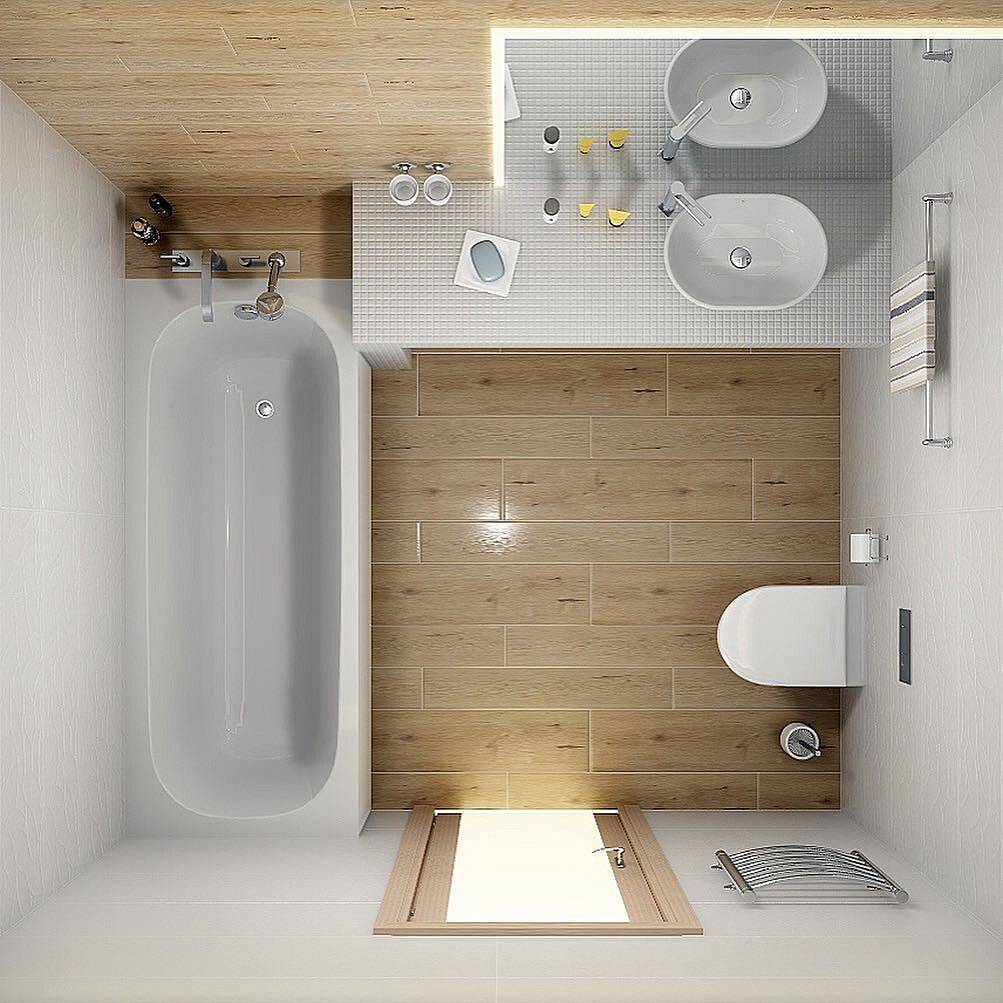 Ванная комната с туалетом дизайн 4 кв м фото