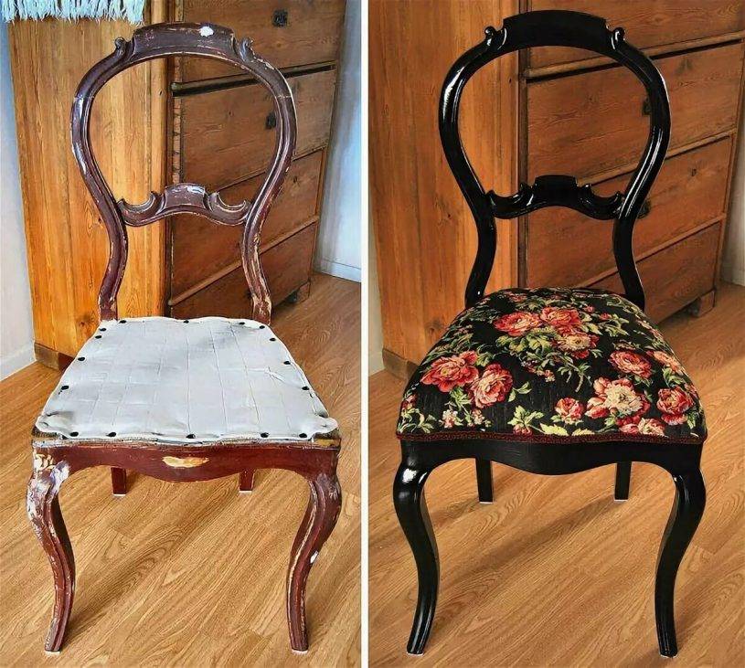 Реставрируем деревянные стулья