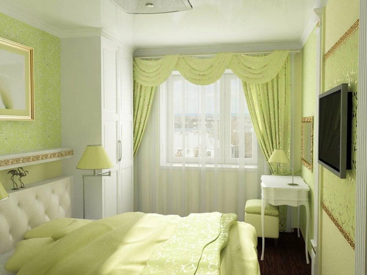 Дизайн спальни 9 кв м