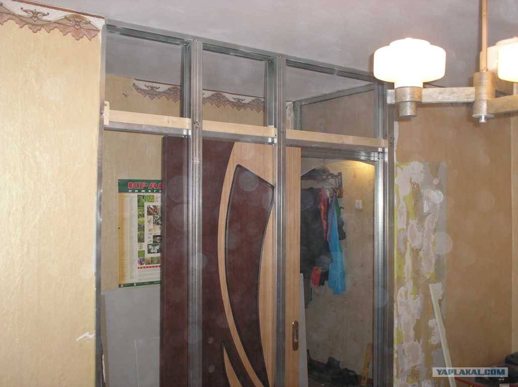 Поэтапная установка двери в гипсокартонную перегородку: обзор