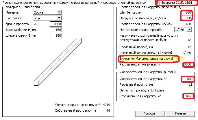 Виды балок перекрытия и основные расчёты