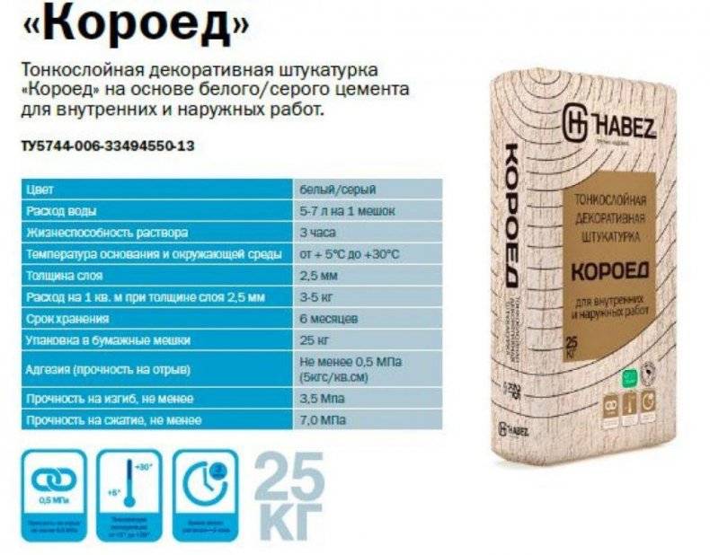 Фасадная штукатурка короед: особенности и технология нанесения