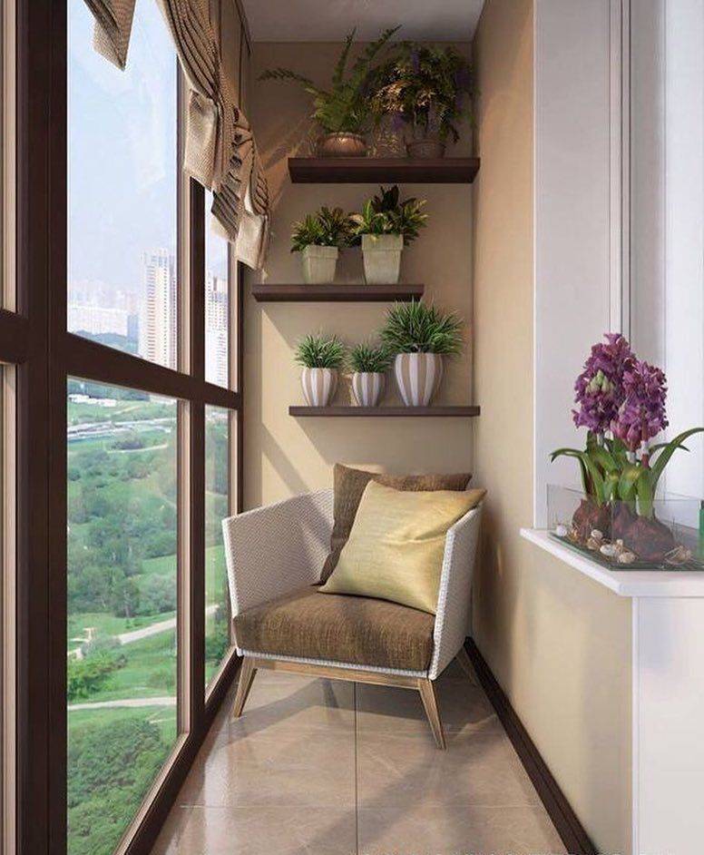 Красивый маленький балкон в квартире фото