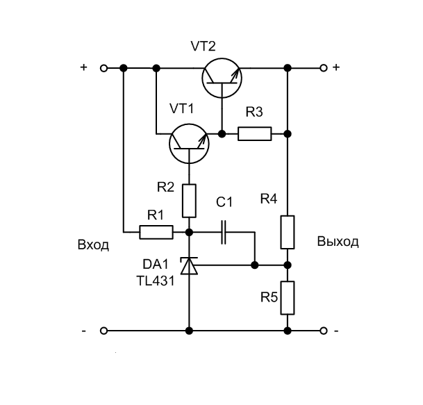 Управляемый стабилизатор напряжения tl431 (on semiconductor)