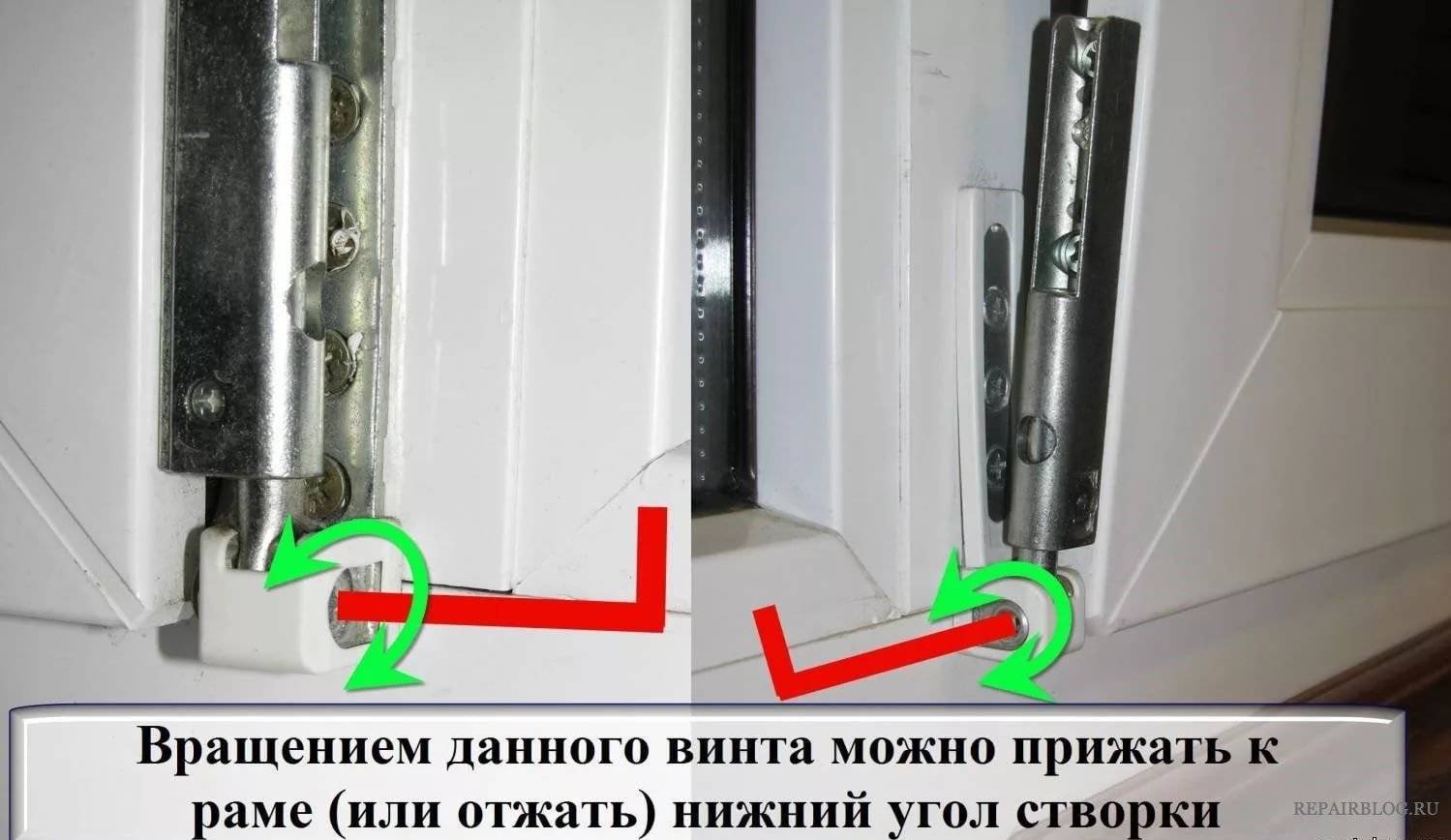 Регулировка пластиковых окон зима лето