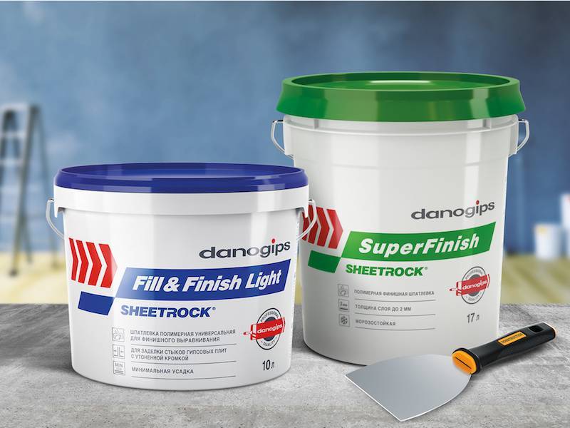 Финишная шпатлевка «sheetrock» — свойства и применение в строительстве