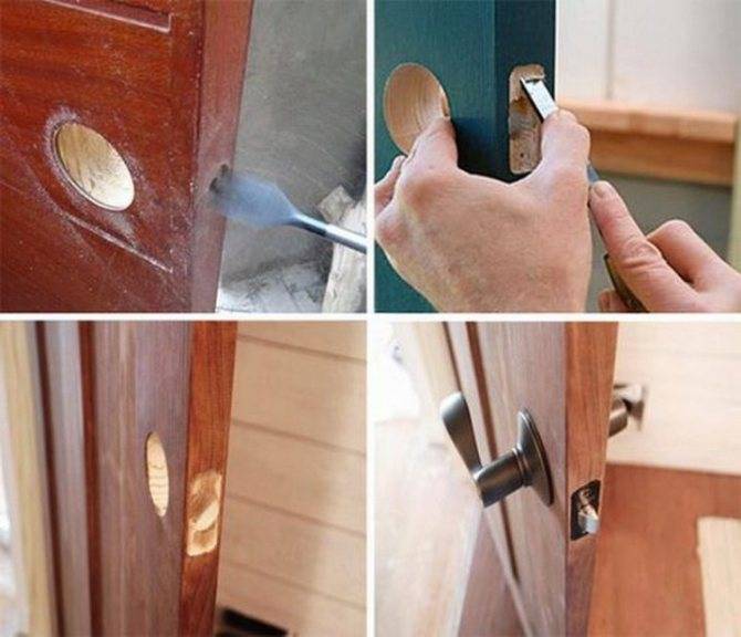 Как собрать дверную ручку межкомнатной двери?