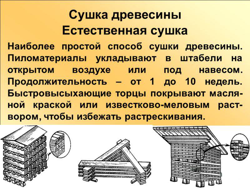 Сушка древесины: способы, технологии и оборудование