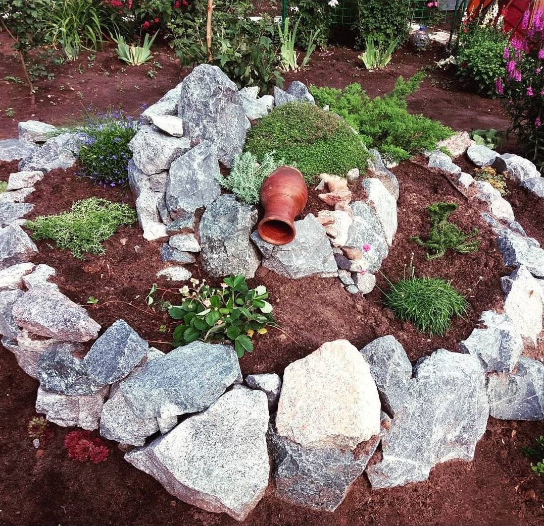 Сад камней Альпийская горка