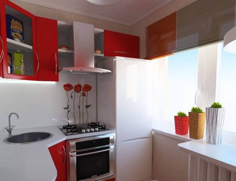 Дизайн кухни в хрущевке 6 кв. м: 60+ красивых фото и идей
