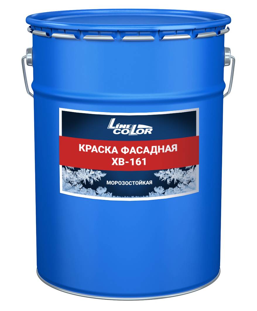 Перхлорвиниловая фасадная краска хв-161: технические характеристики и применение