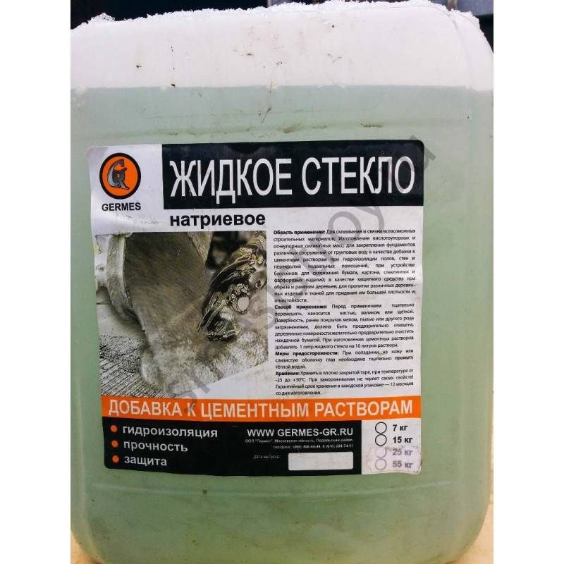Можно ли использовать жидкое стекло в строительстве