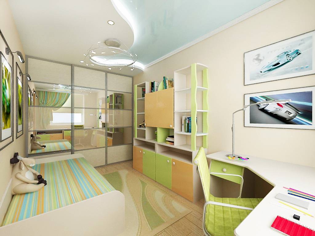 Фото дизайна детской комнаты для школьника фото