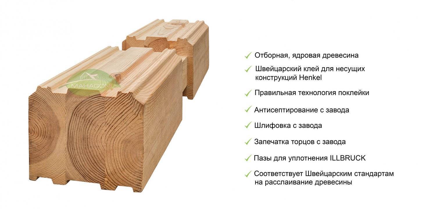 Что лучше брус или клееный брус - оцениваем качество материала